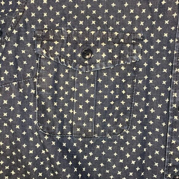 J. Crew ⭐️ Star Dark Denim Shirt 2 - Picture 3 of 8